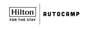 hilton and auto camp partnership logo